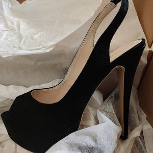 ROMANTIC ROAD 5.5 inch sling back High Heels